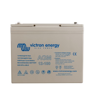 Victron Energy 12V/90Ah VRLA AGM Deep Cycle Battery